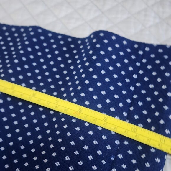 Koret of California Women's Blue White Polka Dot Wide Leg Pants Trousers Vintage - Picture 9 of 10